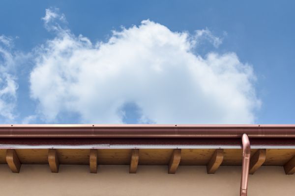 Copper Gutter Installation in Weaverville