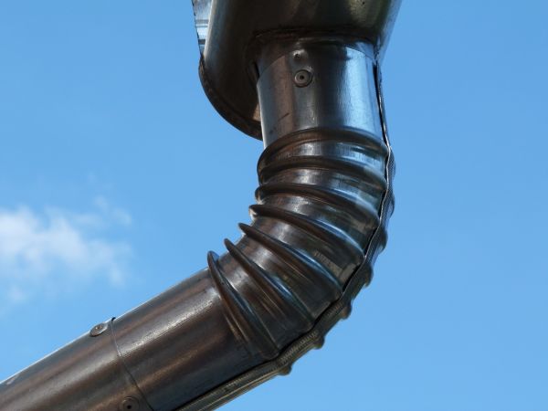 Metal Downspout Installation in Weaverville