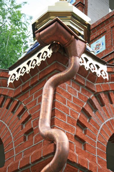 Church Downspout Installation in Weaverville